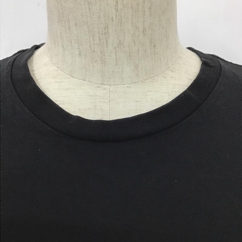 ザノースフェイス THE NORTH FACE Tシャツ 半袖 半袖カットソー プリントTシャツ クルーネックカットソー L ロゴ、文字 黒 / ブラック / メンズ USED 古着 中古 10104442