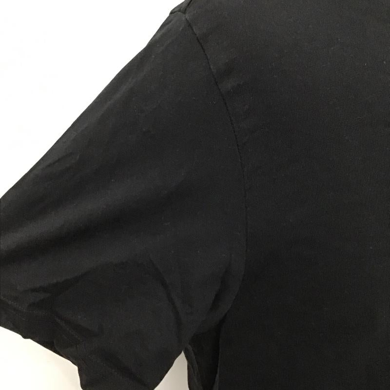 ザノースフェイス THE NORTH FACE Tシャツ 半袖 半袖カットソー プリントTシャツ クルーネックカットソー L ロゴ、文字 黒 / ブラック / メンズ USED 古着 中古 10104442