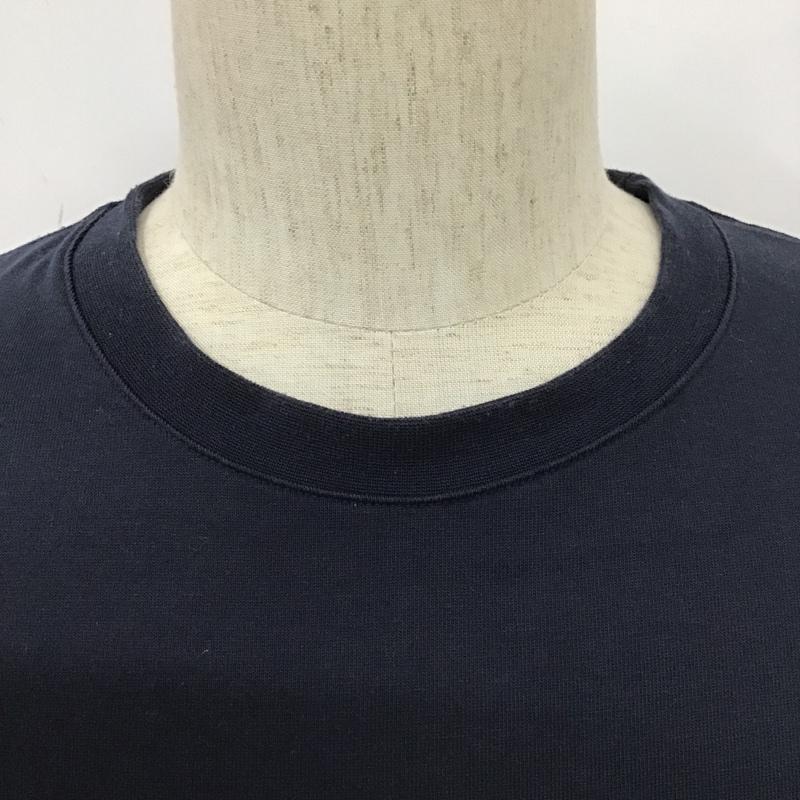 ザノースフェイス THE NORTH FACE Tシャツ 半袖 NT31957 ショートスリーブスクエアロゴTシャツ 半袖カットソー プリントTシャツ L ロゴ、文字 紺 / ネイビー / メンズ USED 古着 中古 10104444