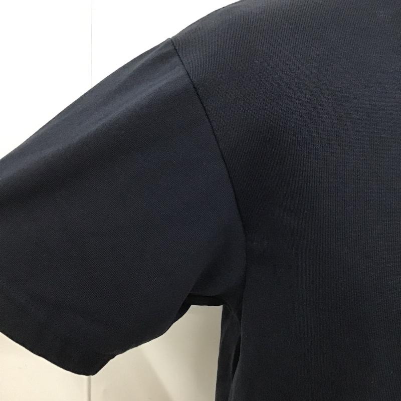 ザノースフェイス THE NORTH FACE Tシャツ 半袖 NT31957 ショートスリーブスクエアロゴTシャツ 半袖カットソー プリントTシャツ L ロゴ、文字 紺 / ネイビー / メンズ USED 古着 中古 10104444