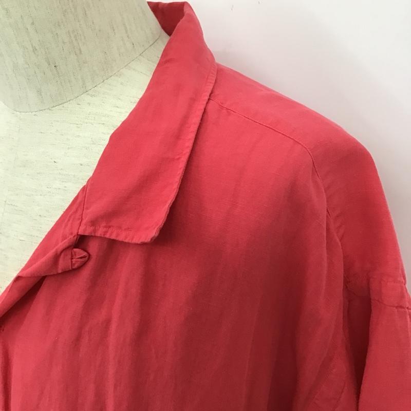 ポロラルフローレン POLO RALPH LAUREN シャツ、ブラウス 半袖 半袖シャツ カラーシャツ 半袖カットソー 無地 桃 / ピンク / メンズ USED 古着 中古 10104448