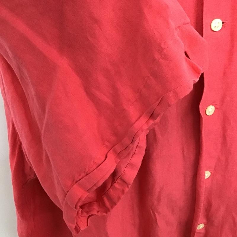 ポロラルフローレン POLO RALPH LAUREN シャツ、ブラウス 半袖 半袖シャツ カラーシャツ 半袖カットソー 無地 桃 / ピンク / メンズ USED 古着 中古 10104448