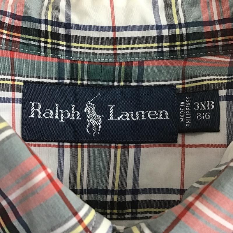 ラルフローレン RALPHLAUREN シャツ、ブラウス 長袖 長袖シャツ カラーシャツ ポケットシャツ 長袖カットソー ボタンダウンシャツ チェック マルチカラー / マルチカラー / メンズ USED 古着 中古 10104449
