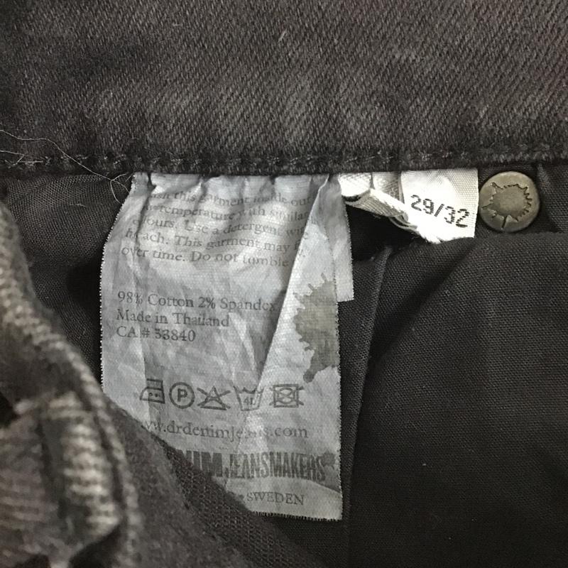 ドクターデニム Dr Denim パンツ デニム、ジーンズ デニムパンツ スリムパンツ ストレッチパンツ ジーンズ 29インチ 無地 黒 / ブラック / メンズ USED 古着 中古 10104455