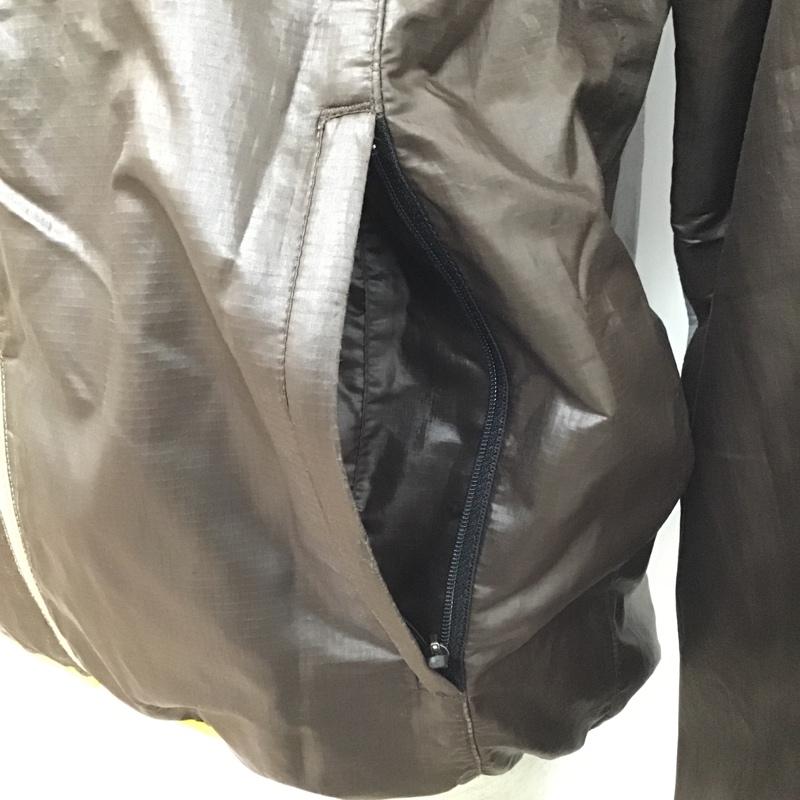 ナイキ NIKE ジャケット、上着 ジャンパー、ブルゾン 334933-200 SUPERWINDRUNNERFILLJKT ジップアップジャケット パーカー 00s M ロゴ、文字 茶 / ブラウン / X 灰 / グレー / X 黄 / イエロー / メンズ USED 古着 中古 10104459