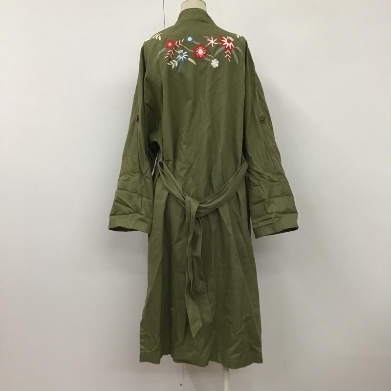 スライ SLY コート コート一般 030ASA30-0070 FLORAL LEI MILITARY GOWN 0 刺繍 カーキ / カーキ / レディース USED 古着 中古 10104477