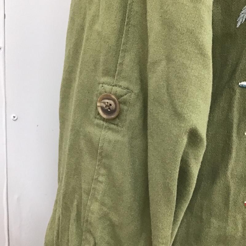 スライ SLY コート コート一般 030ASA30-0070 FLORAL LEI MILITARY GOWN 0 刺繍 カーキ / カーキ / レディース USED 古着 中古 10104477