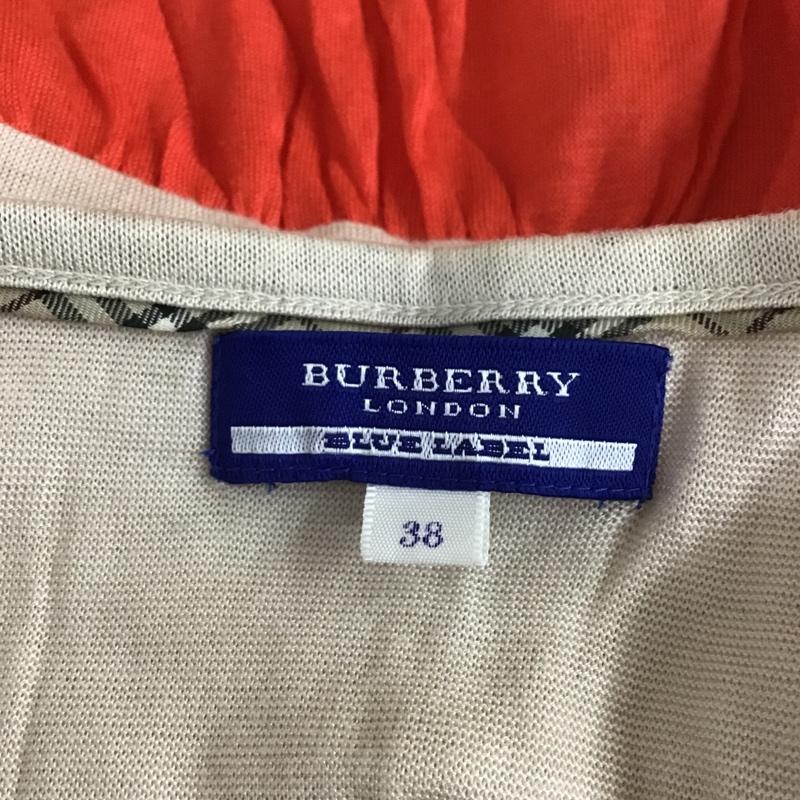 バーバリーブルーレーベル BURBERRY BLUE LABEL カットソー 半袖 38 無地 マルチカラー / マルチカラー /  レディース USED 古着 中古 10104495