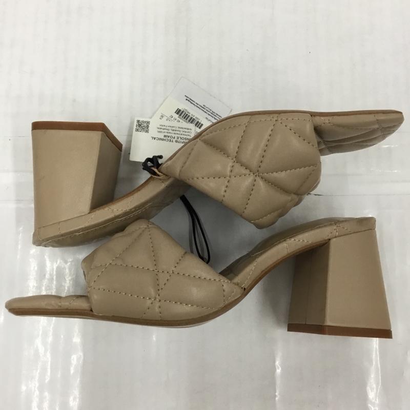 ザラ ZARA ミュール ミュール 2309 810 098 キルティング サンダル 24cm 24.0cm 無地 ベージュ / ベージュ / レディース USED 古着 中古 10104510