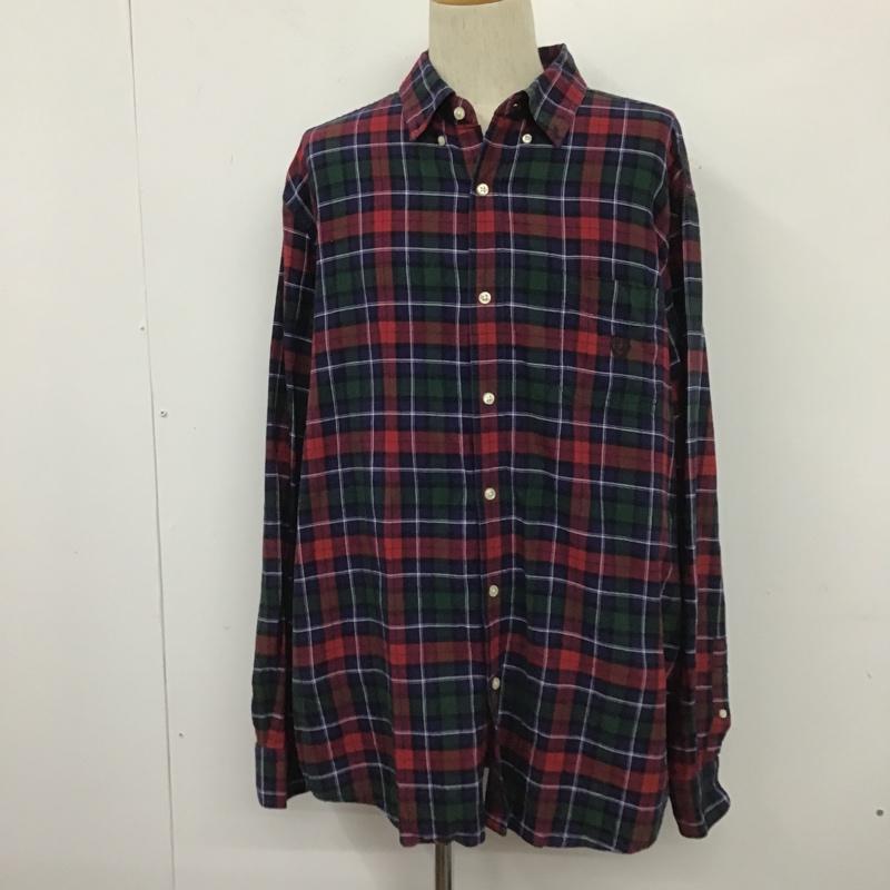 チャップス CHAPS シャツ、ブラウス 長袖 チェックシャツ XXL チェック マルチカラー / マルチカラー / メンズ USED 古着 中古 10104515