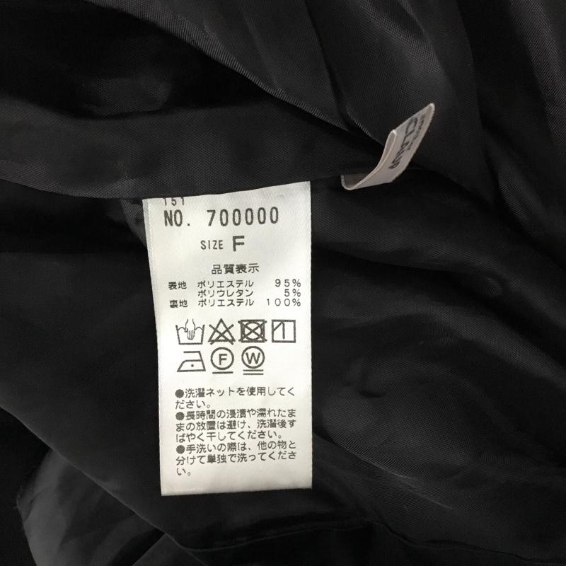 ナイスクラップ NICE CLAUP ワンピース ロングスカート FREE 無地 黒 / ブラック / レディース USED 古着 中古 10104547