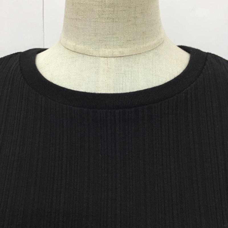 アングリッド Ungrid カットソー 長袖 112022751801 テレコリボンロングスリーブTee FREE 無地 黒 / ブラック /  レディース USED 古着 中古 10104552