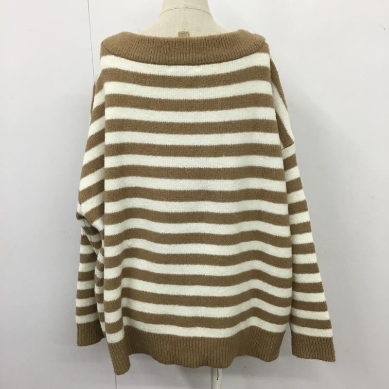 ジーナシス JEANASIS ニット、セーター 長袖 JS063060 ボーダー FREE ボーダー柄 マルチカラー / マルチカラー / レディース USED 古着 中古 10104554