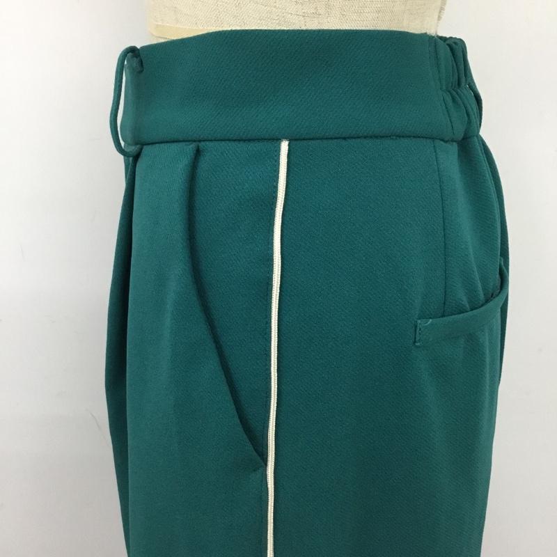 アズールバイマウジー AZUL BY MOUSSY パンツ スラックス 250FAT31-162G RELAX SIDE LINE PANTS M 無地 緑 / グリーン /  レディース USED 古着 中古 10104559