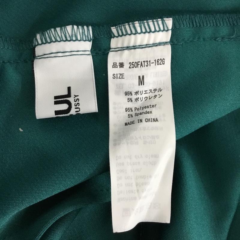 アズールバイマウジー AZUL BY MOUSSY パンツ スラックス 250FAT31-162G RELAX SIDE LINE PANTS M 無地 緑 / グリーン /  レディース USED 古着 中古 10104559