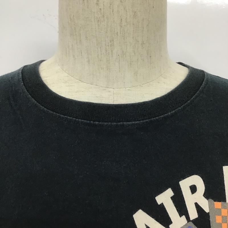 テッドマン TEDMAN Tシャツ 長袖 長袖カットソー クルーネックカットソー ロングスリーブカットソー プリントTシャツ 46 プリント 黒 / ブラック / メンズ USED 古着 中古 10104569