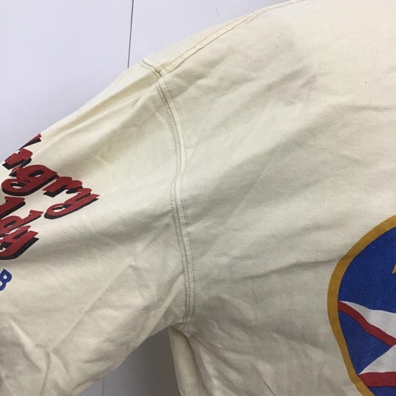 テッドマン TEDMAN Tシャツ 半袖 半袖カットソー プリントTシャツ クルーネックカットソー 46 プリント ベージュ / ベージュ / メンズ USED 古着 中古 10104570