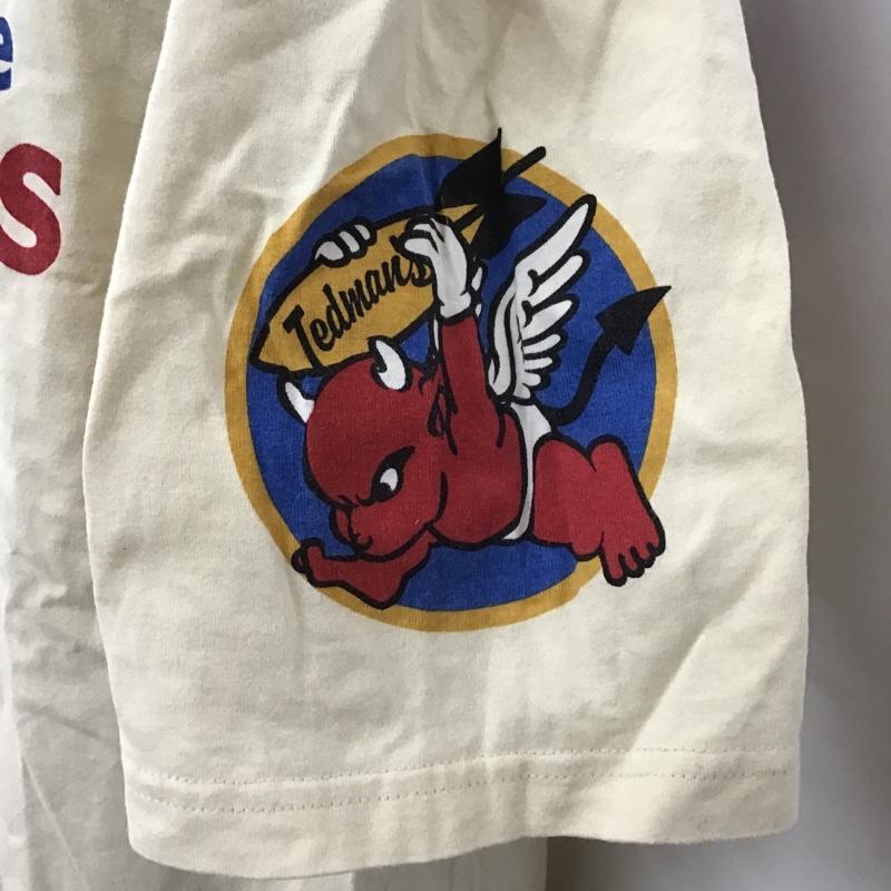 テッドマン TEDMAN Tシャツ 半袖 半袖カットソー プリントTシャツ クルーネックカットソー 46 プリント ベージュ / ベージュ / メンズ USED 古着 中古 10104570