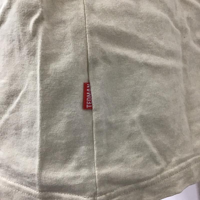 テッドマン TEDMAN Tシャツ 半袖 半袖カットソー プリントTシャツ クルーネックカットソー 46 プリント ベージュ / ベージュ / メンズ USED 古着 中古 10104570