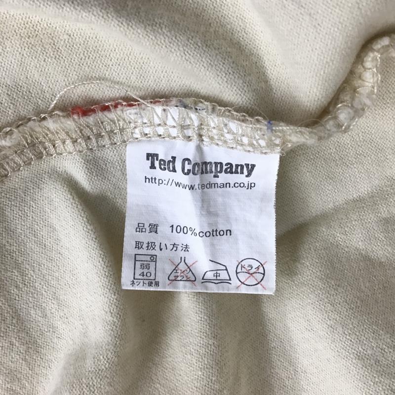 テッドマン TEDMAN Tシャツ 半袖 半袖カットソー プリントTシャツ クルーネックカットソー 46 プリント ベージュ / ベージュ / メンズ USED 古着 中古 10104570