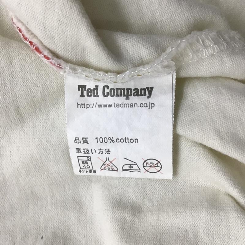 テッドマン TEDMAN Tシャツ 半袖 46 プリント アイボリー / アイボリー / メンズ USED 古着 中古 10104572