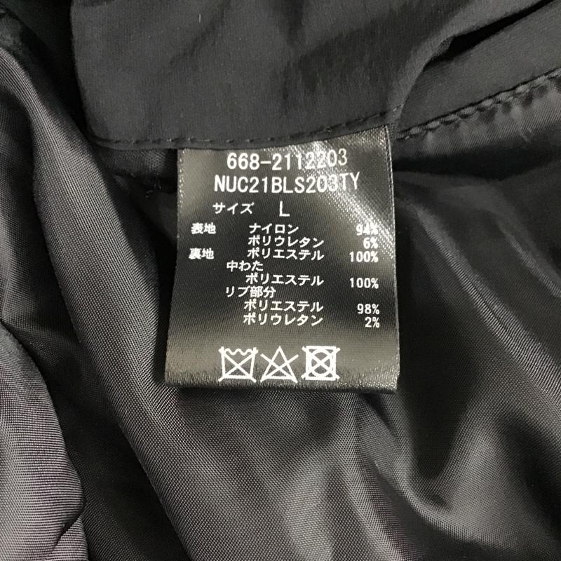 ナノユニバース nano・universe ジャケット、上着 ジャンパー、ブルゾン 668-2112203 ライナーチェスターコート ジップアップジャケット アウター L 無地 黒 / ブラック / メンズ USED 古着 中古 10104579