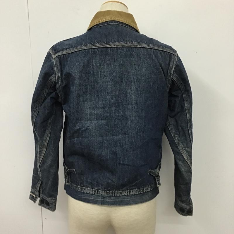 ウエス UES ジャケット、上着 ジャンパー、ブルゾン ジップアップジャケット デニムジャケット Gジャン 古着 1 無地 インディゴ / インディゴ / レディース USED 古着 中古 10104586