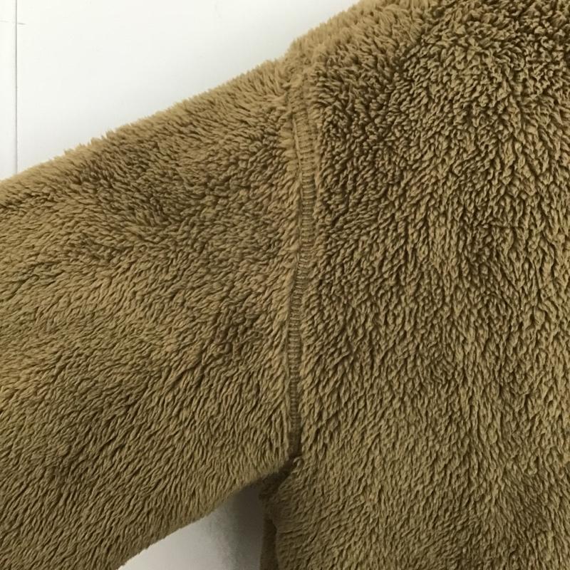 ユニクロ UNIQLO カットソー 長袖 341-423111 UNIQLO×EngineeredGarments スウェット 長袖カットソー フリース XL 無地 ベージュ / ベージュ / メンズ USED 古着 中古 10104589