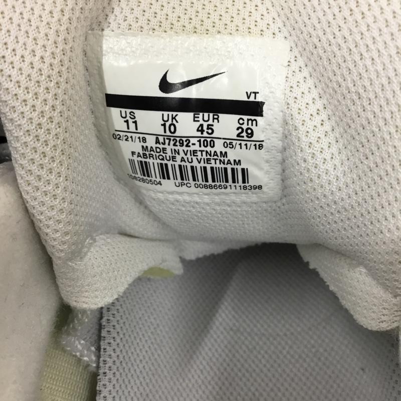 ナイキ NIKE スニーカー スニーカー AJ7292-100 AIR VAPORMAX 95 29cm 箱有 29.0cm ロゴ、文字 白 / ホワイト / X 青 / ブルー / X 紺 / ネイビー / メンズ USED 古着 中古 10104596