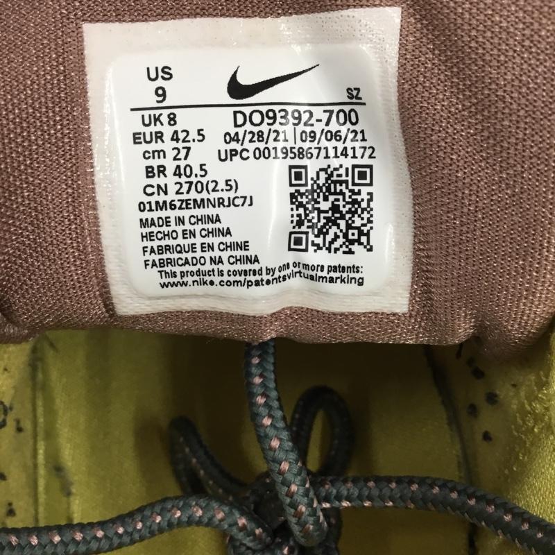 ナイキ NIKE スニーカー スニーカー DO9392-700 AIR MAX 1 CJ TRAVIS SCOTT CACTUS JACK 27cm 箱有 27.0cm ロゴ、文字 黄 / イエロー / メンズ USED 古着 中古 10104602