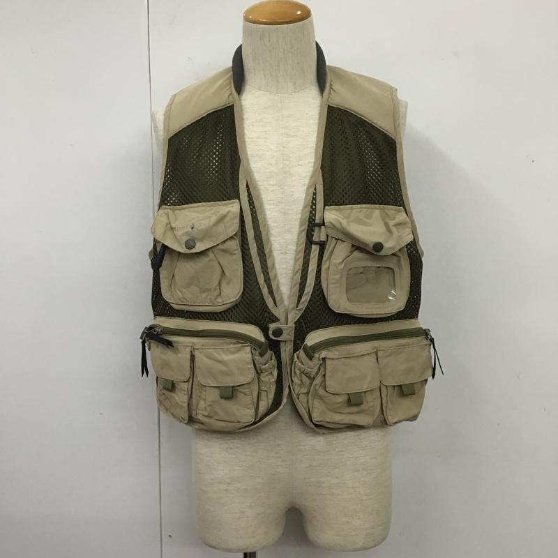 モンベル mont-bell ベスト ベスト ネイチャーガイドベスト M 無地 ベージュ / ベージュ / メンズ USED 古着 中古 10104604