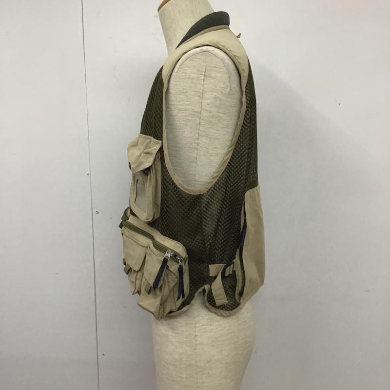 モンベル mont-bell ベスト ベスト ネイチャーガイドベスト M 無地 ベージュ / ベージュ / メンズ USED 古着 中古 10104604