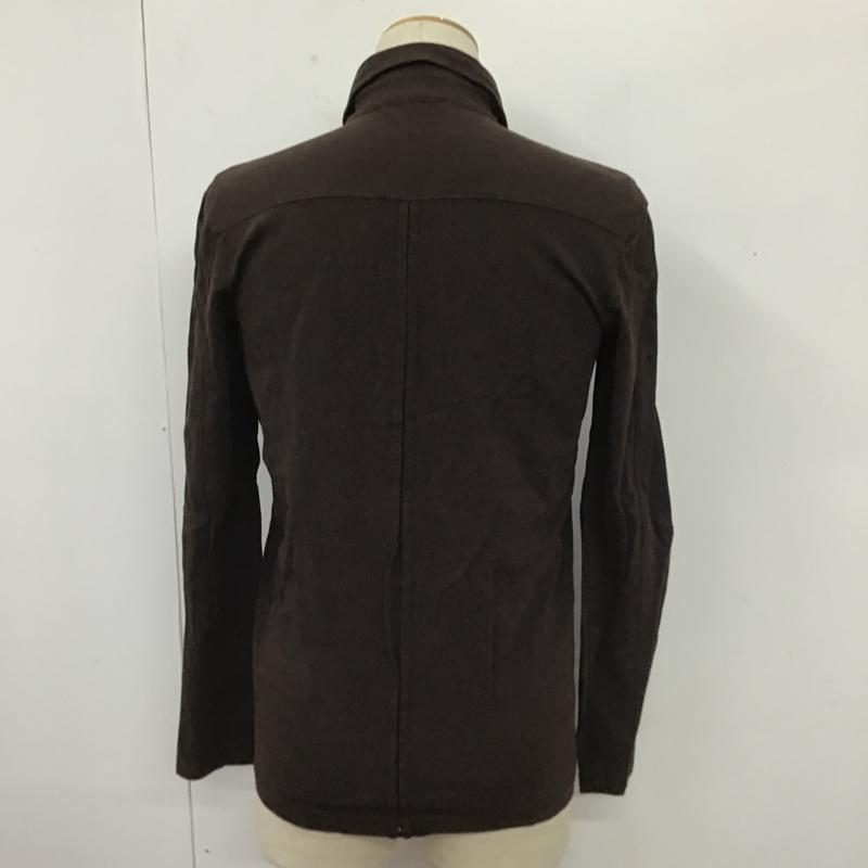コスチュームナショナル CoSTUME NATIONAL ポロシャツ 長袖 S 無地 茶 / ブラウン / メンズ USED 古着 中古 10104611