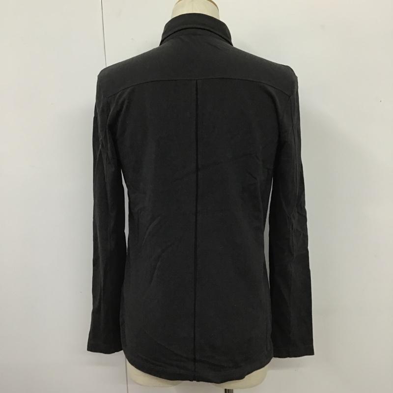 コスチュームナショナル CoSTUME NATIONAL ポロシャツ 長袖 S 無地 黒 / ブラック / メンズ USED 古着 中古 10104612