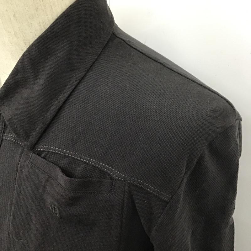 コスチュームナショナル CoSTUME NATIONAL ポロシャツ 長袖 S 無地 黒 / ブラック / メンズ USED 古着 中古 10104612