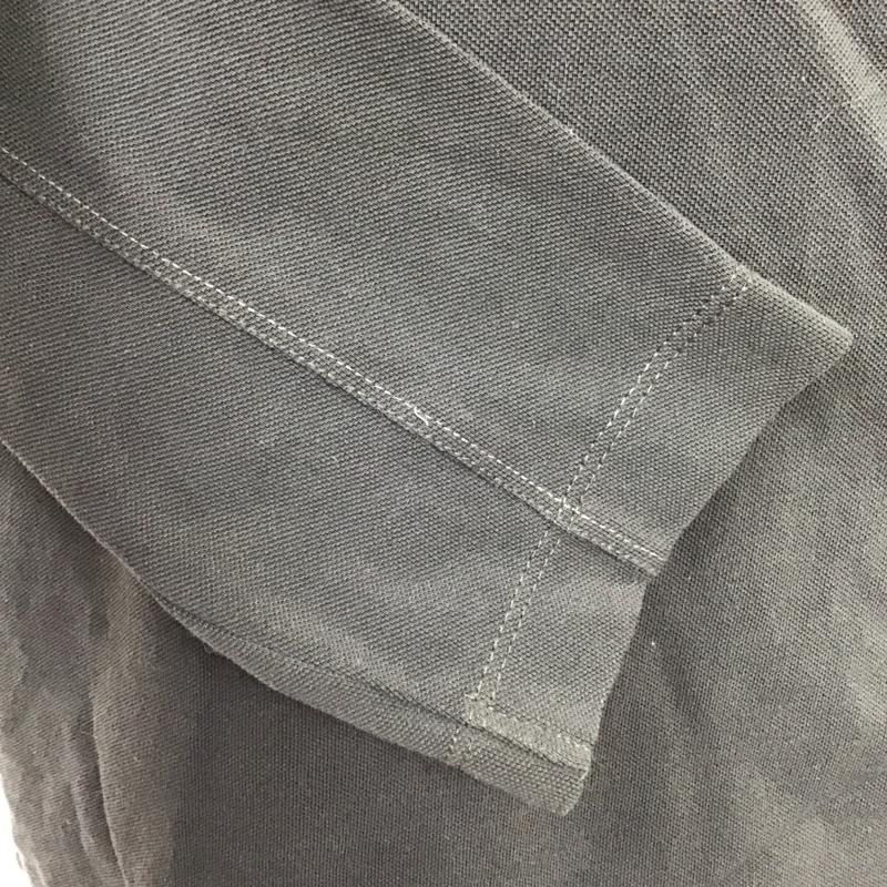 コスチュームナショナル CoSTUME NATIONAL ポロシャツ 長袖 S 無地 黒 / ブラック / メンズ USED 古着 中古 10104612