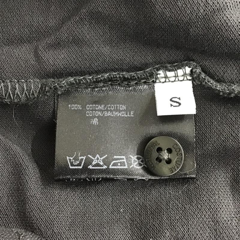 コスチュームナショナル CoSTUME NATIONAL ポロシャツ 長袖 S 無地 黒 / ブラック / メンズ USED 古着 中古 10104612