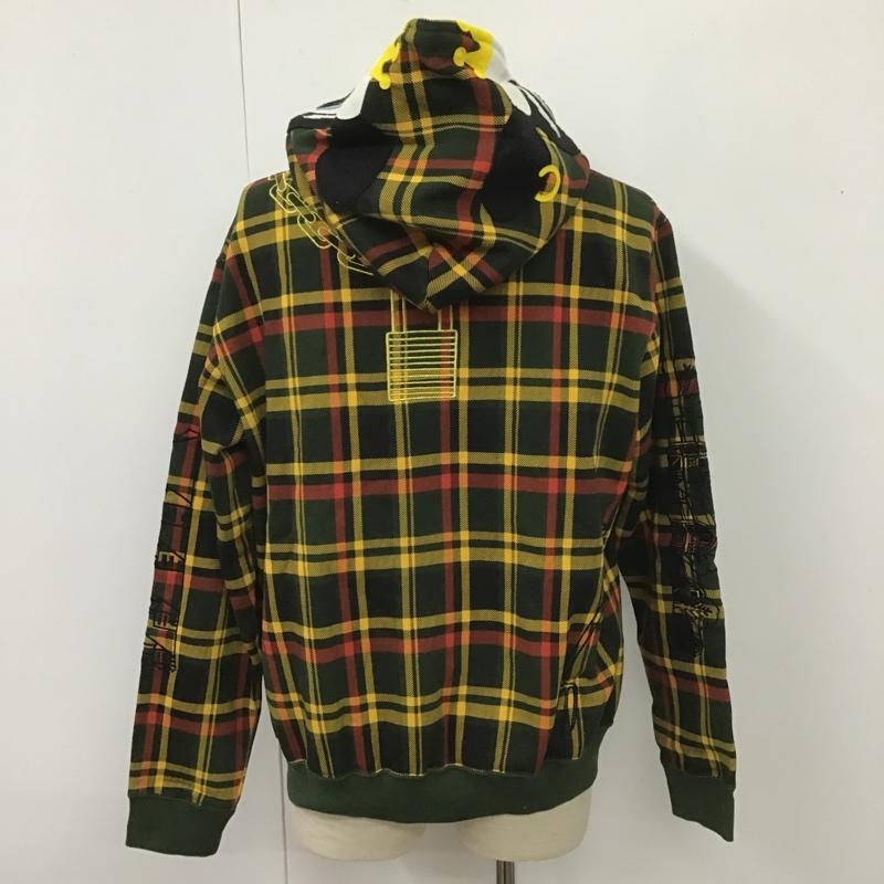 アベイシングエイプ A BATHING APE パーカー 長袖 伊勢丹 チェック 牛 ホルスタイン M チェック マルチカラー / マルチカラー / メンズ USED 古着 中古 10104620