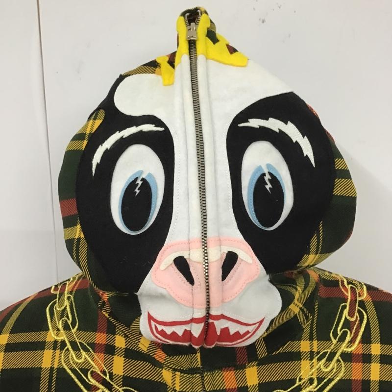 アベイシングエイプ A BATHING APE パーカー 長袖 伊勢丹 チェック 牛 ホルスタイン M チェック マルチカラー / マルチカラー / メンズ USED 古着 中古 10104620