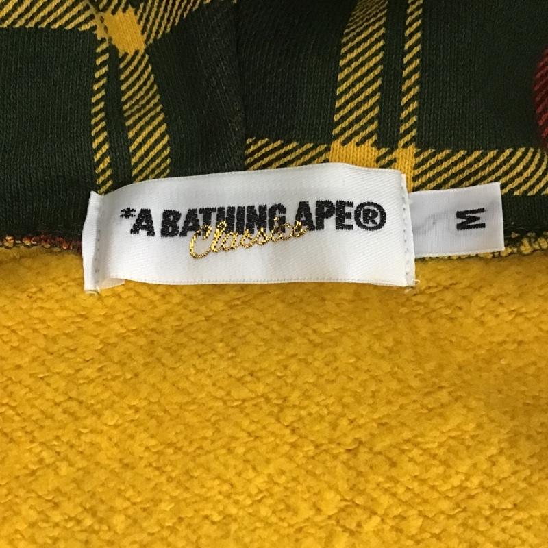 アベイシングエイプ A BATHING APE パーカー 長袖 伊勢丹 チェック 牛 ホルスタイン M チェック マルチカラー / マルチカラー / メンズ USED 古着 中古 10104620