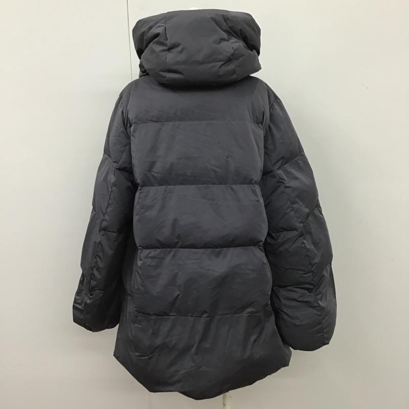 ユニクロ UNIQLO ジャケット、上着 ジャンパー、ブルゾン 211-452657 パウダーフィールダウンショートコート ダウンジャケット ジップアップジャケット M 無地 紺 / ネイビー / レディース USED 古着 中古 10104621