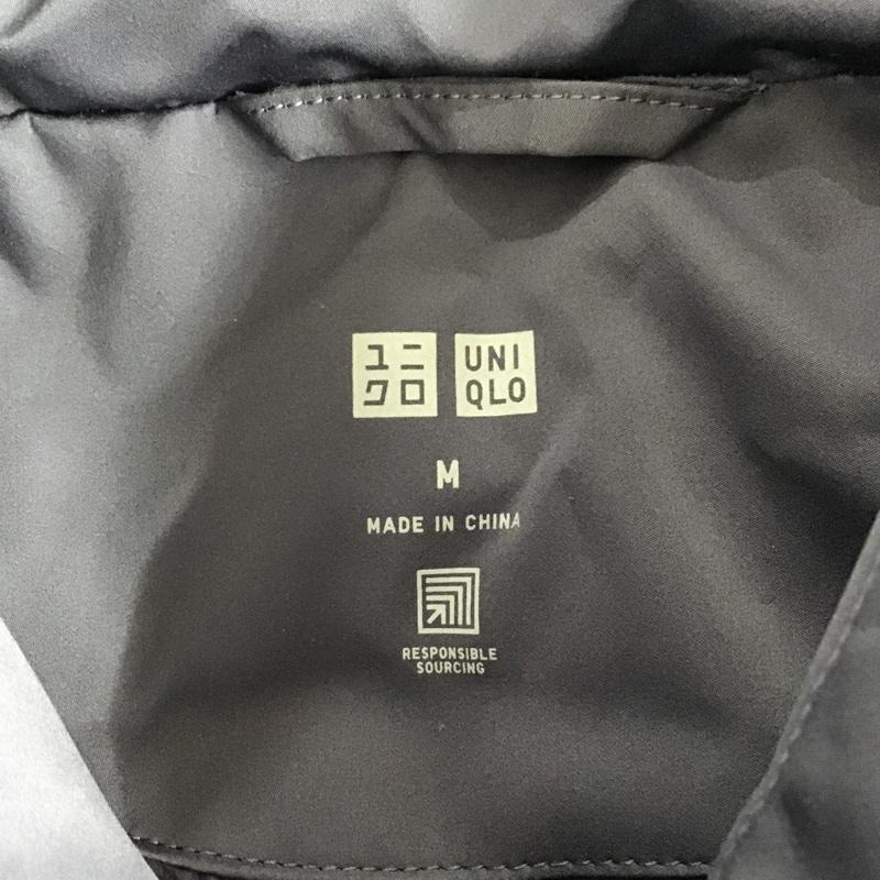 ユニクロ UNIQLO ジャケット、上着 ジャンパー、ブルゾン 211-452657 パウダーフィールダウンショートコート ダウンジャケット ジップアップジャケット M 無地 紺 / ネイビー / レディース USED 古着 中古 10104621