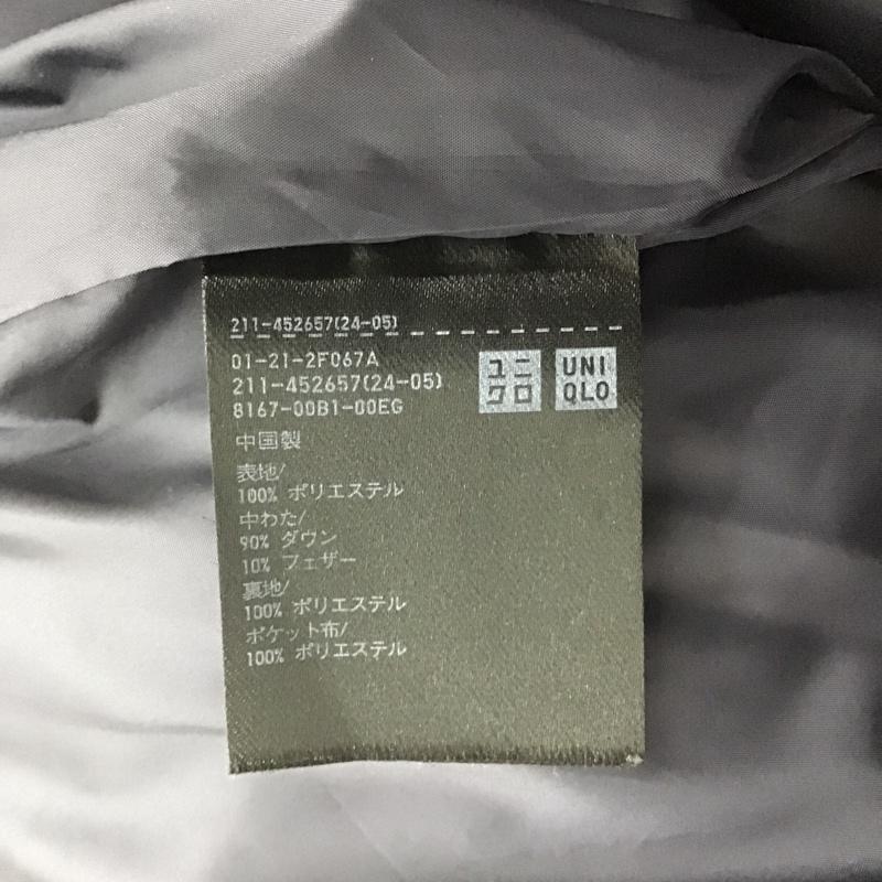 ユニクロ UNIQLO ジャケット、上着 ジャンパー、ブルゾン 211-452657 パウダーフィールダウンショートコート ダウンジャケット ジップアップジャケット M 無地 紺 / ネイビー / レディース USED 古着 中古 10104621