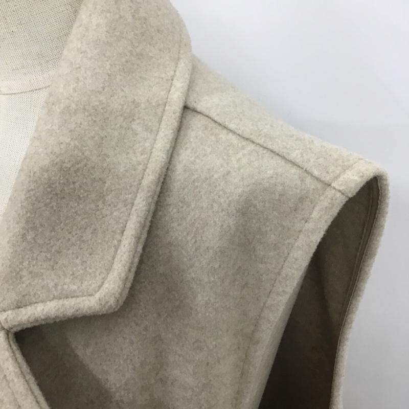 ザラ ZARA ベスト ベスト ロングベスト カラーベスト カジュアルベスト ノースリーブカットソー S 無地 ベージュ / ベージュ / レディース USED 古着 中古 10104624