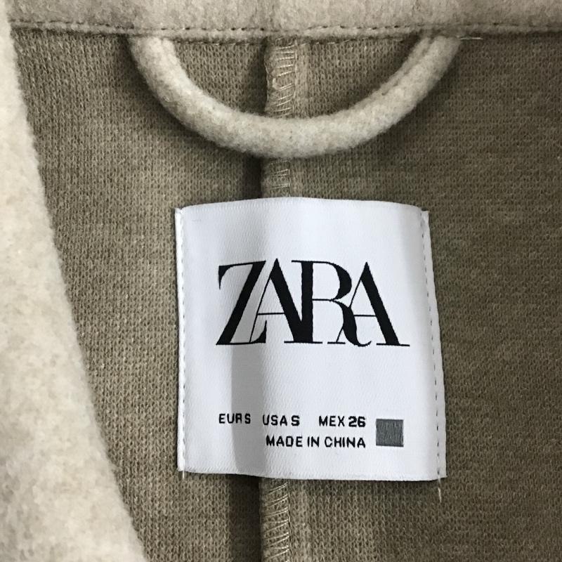 ザラ ZARA ベスト ベスト ロングベスト カラーベスト カジュアルベスト ノースリーブカットソー S 無地 ベージュ / ベージュ / レディース USED 古着 中古 10104624
