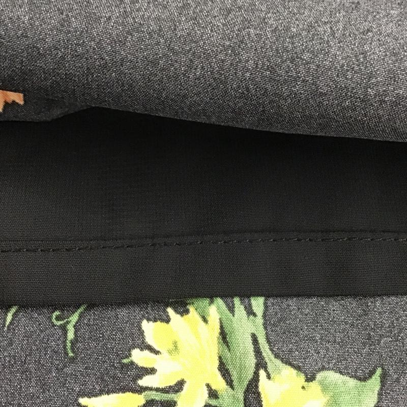 グローバルワーク GLOBAL WORK ボトムス ボトムス GW517041AD ガチョウパンツ ワイドパンツ カジュアルパンツ FREE 花柄 黒 / ブラック /  レディース USED 古着 中古 10104626