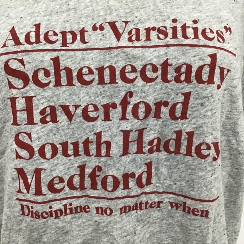 アングリッド Ungrid Tシャツ 半袖 112022731901-02 CityロゴTee 半袖カットソー プリントTシャツ M ロゴ、文字 灰 / グレー / レディース USED 古着 中古 10104628