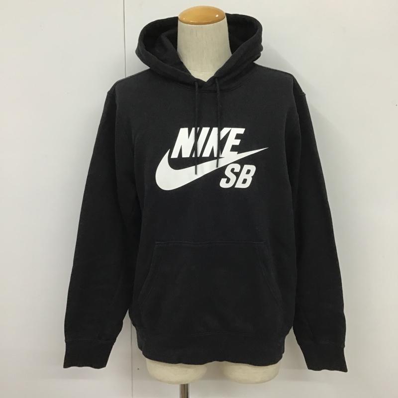 ナイキ NIKE パーカー 長袖 AJ9734-010 ナイキエスビー アイコン エッセンシャル XL プリント 黒 / ブラック / メンズ USED 古着 中古 10104643