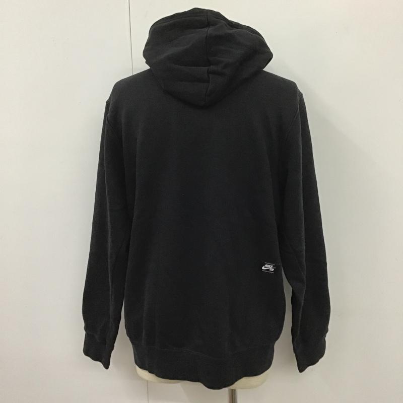 ナイキ NIKE パーカー 長袖 AJ9734-010 ナイキエスビー アイコン エッセンシャル XL プリント 黒 / ブラック / メンズ USED 古着 中古 10104643