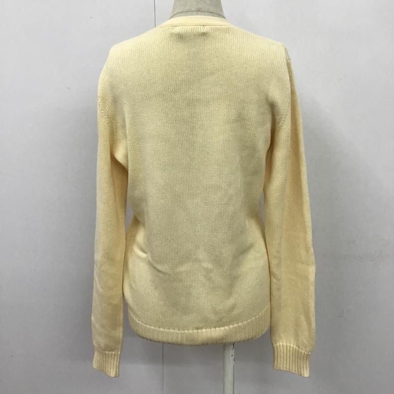 ラルフローレン RALPHLAUREN カーディガン 長袖 LL 無地 オフホワイト / オフホワイト / レディース USED 古着 中古 10104647